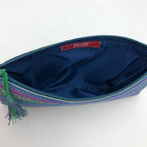 Pochette colorée avec fermeture brodée à la main I Plusieurs motifs